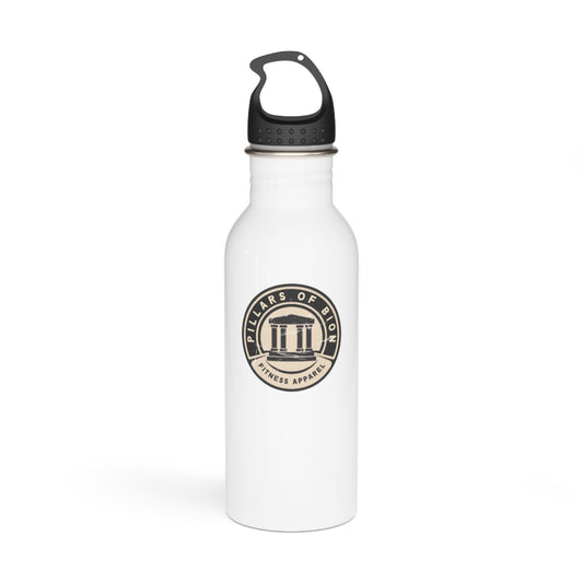 Pillars of Bion Stainless Steel Water Bottle - Durable Fitness Hydration Gear, Perfect For Gym, Cardio, Walking, Or Daily Hydration
